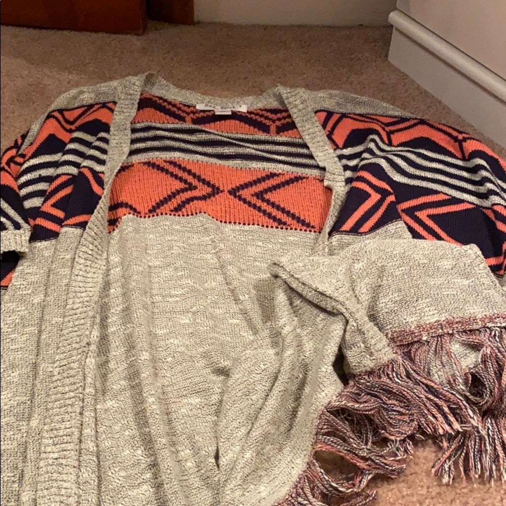 Short sleeve cardigan